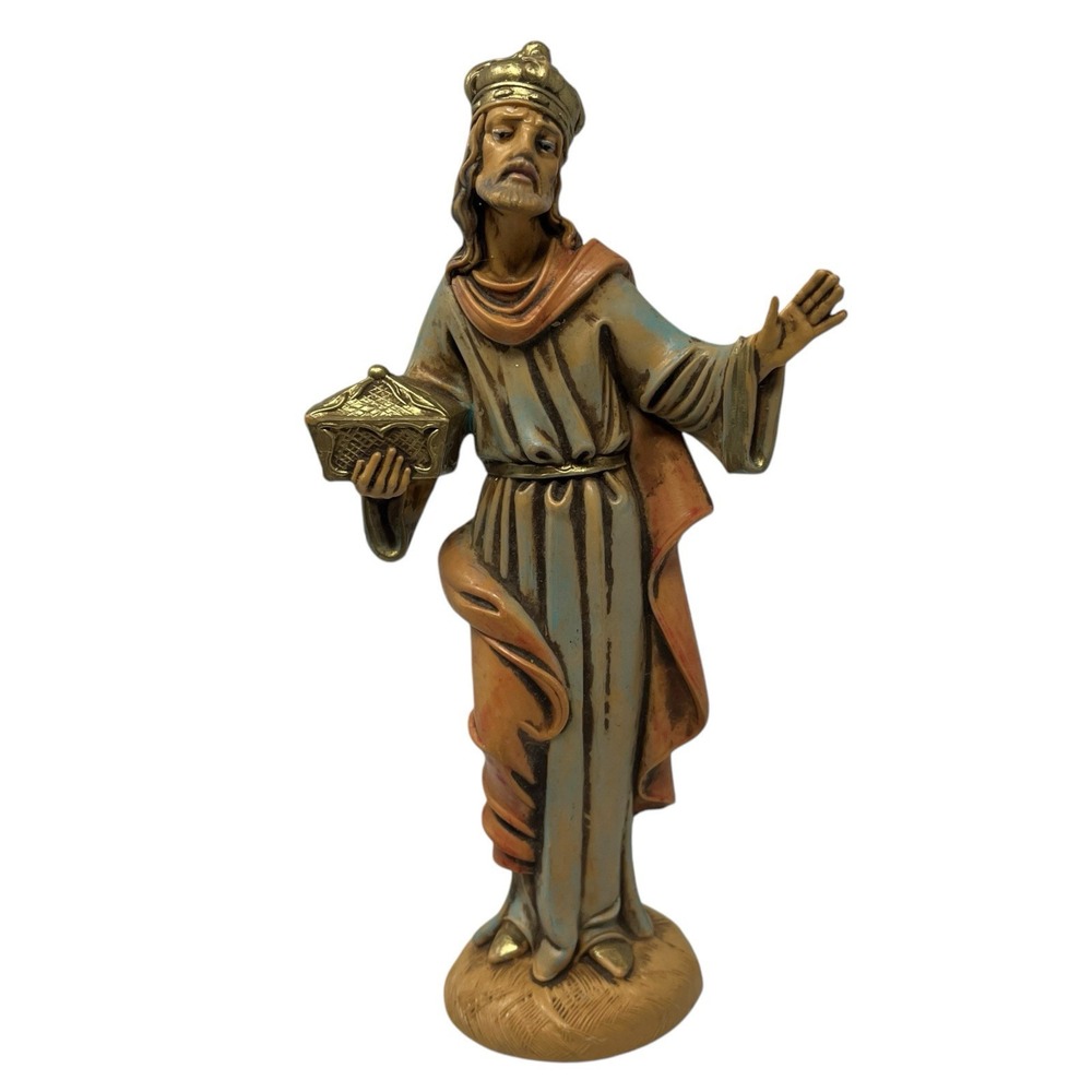 Fontanini Wiseman King Melchior Nativity 1983 Village Figure 52514 Italy 5"